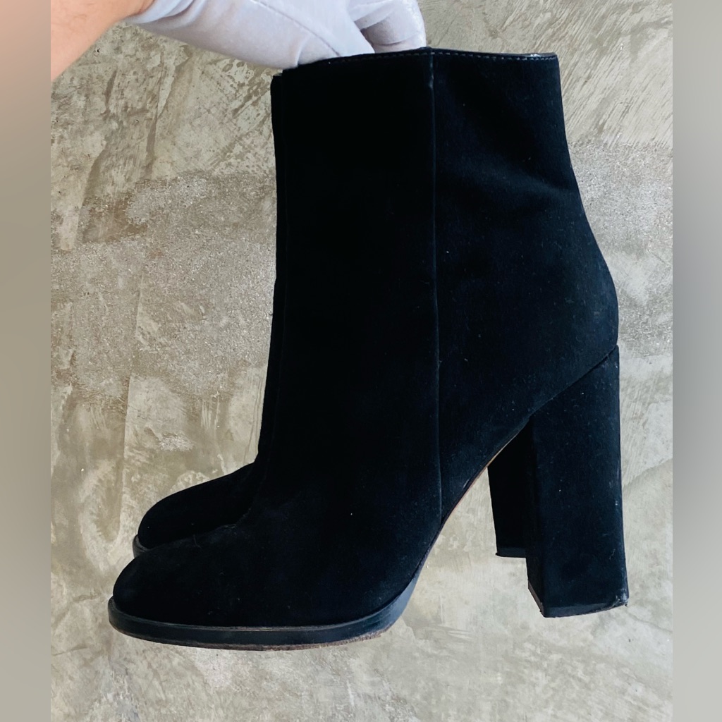 Alexander Wang Iselin Ankle Boots Black Suede 39